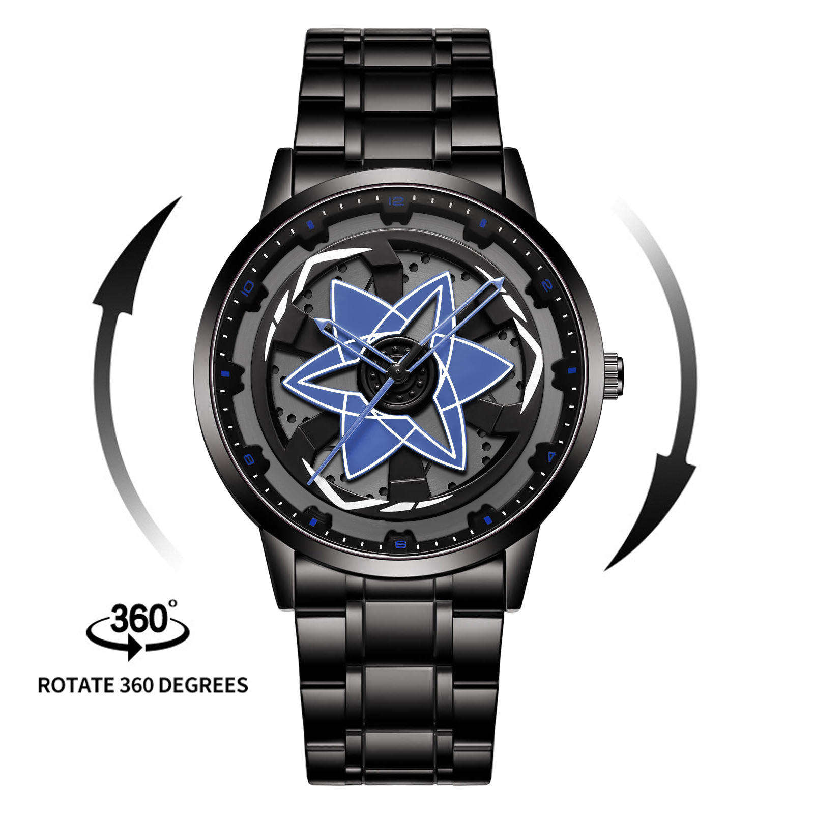 Wheel Rim Rotating Watch Code: 13307