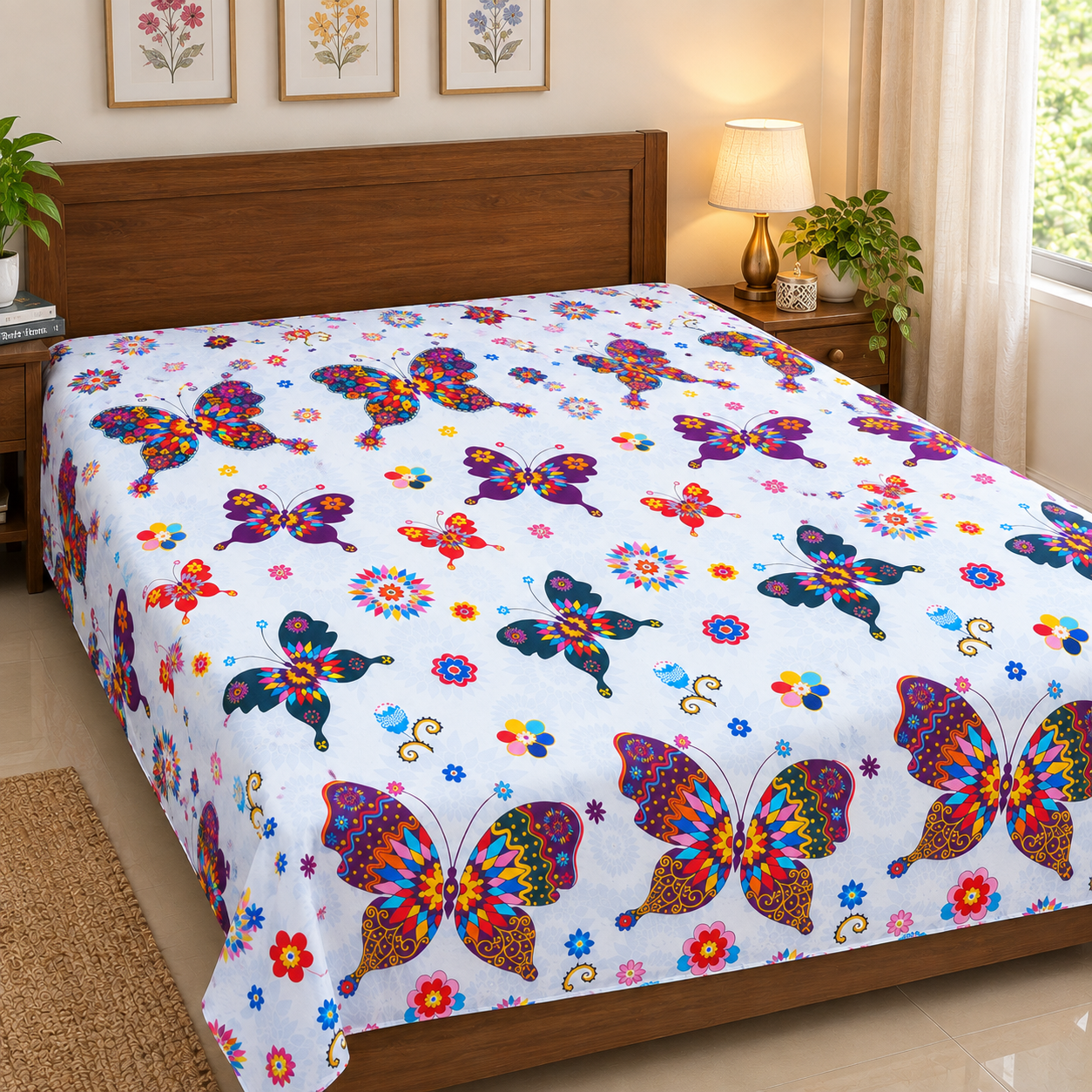 Imported Jointless Waterproof Bed Sheet Code: 13309
