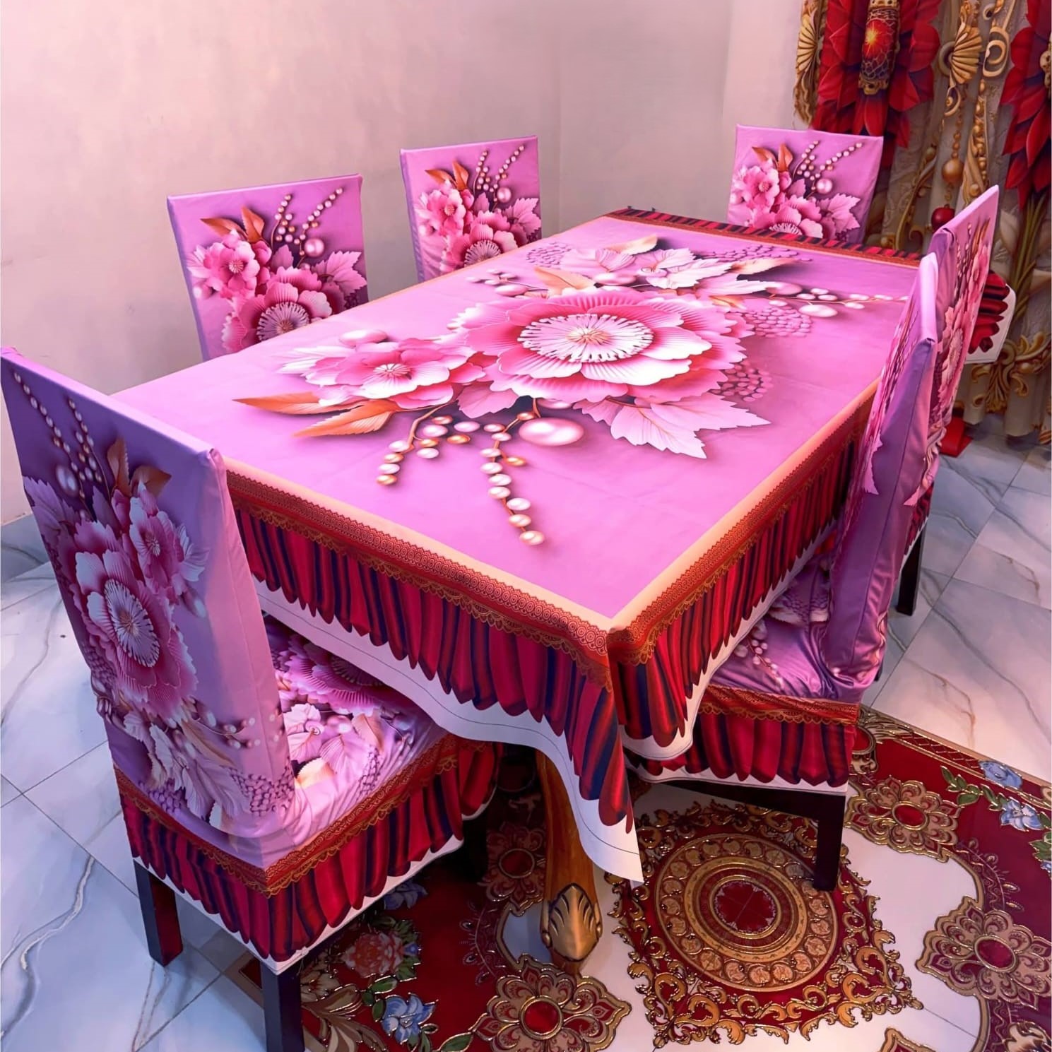 Premium Waterproof Table Cloth Code: 13103