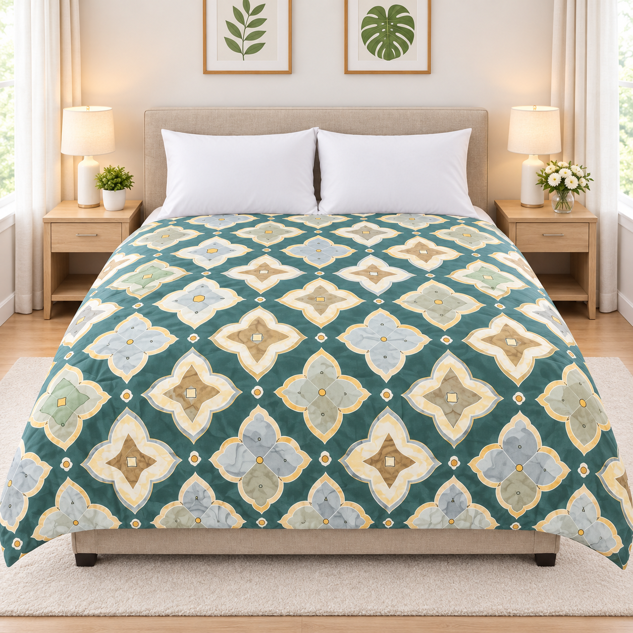 Imported Jointless Waterproof Bed Sheet Code: 13308